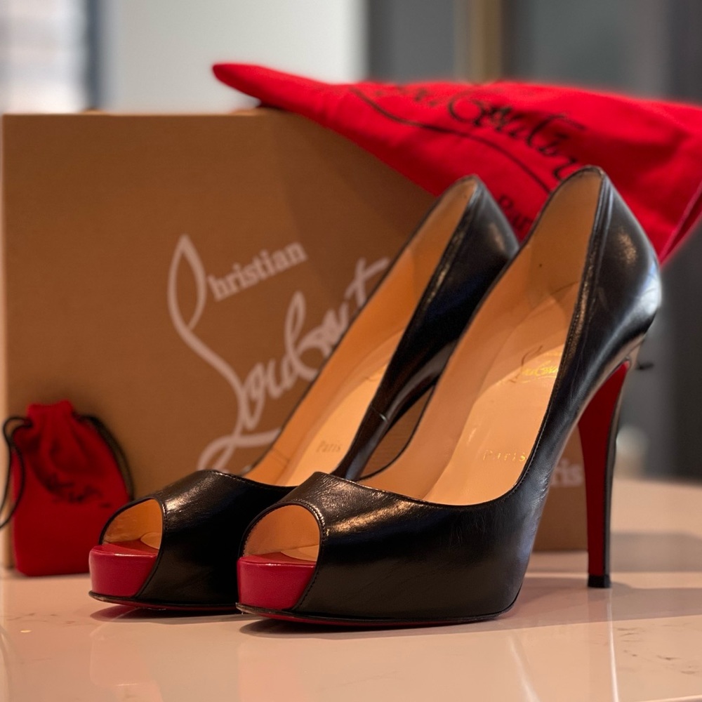 Christian Louboutin Very Prive 120 open toe pump